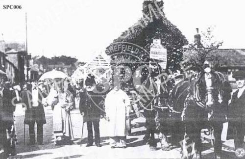 spc00006: People and horses at music festival, Grenoside
