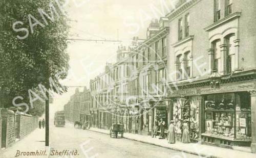 spc00166: Broomhill, Fulwood Road & Shops