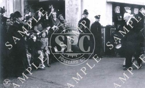 Winston Churchill visits Sheffield