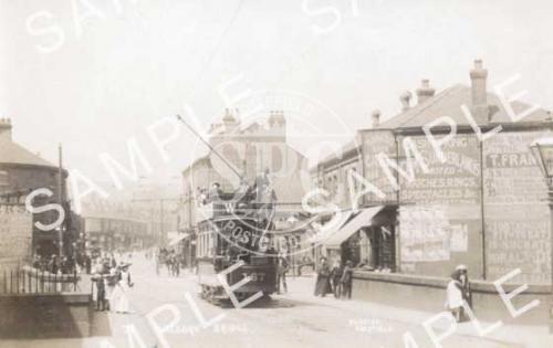 Hillsborough Corner, Sheffield (Tram on Bridge)