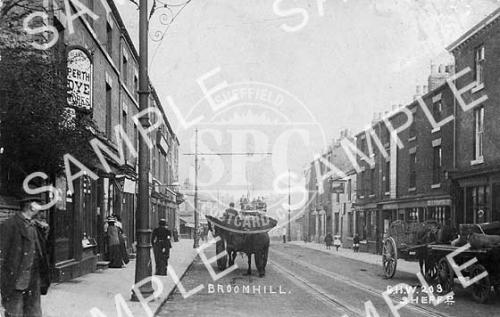 spc00216: Horse and cart, Fulwood Road, Broomhill.