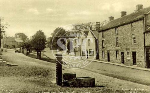 spc00229: Gt Longstone (PW) Village and pump.