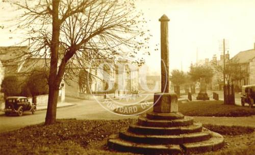 spc00230: Gt Longstone (PW) Village and cross.