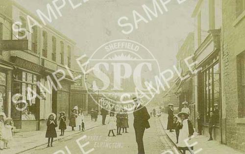 spc00248: Historic Market Street, Eckington c.1900 (ND9)