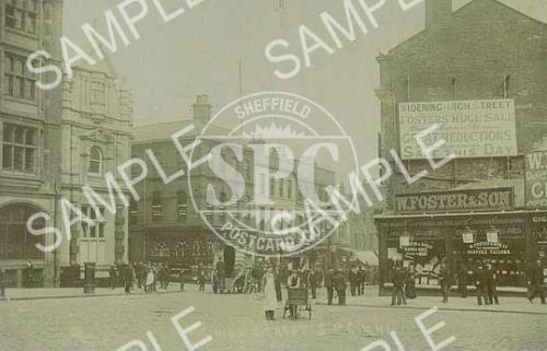 spc00260: High street, Sheffield, c1895 (NS5)