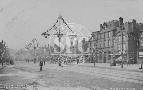 spc00270: The Wicker, Sheffield Royal Visit 12th July 1905