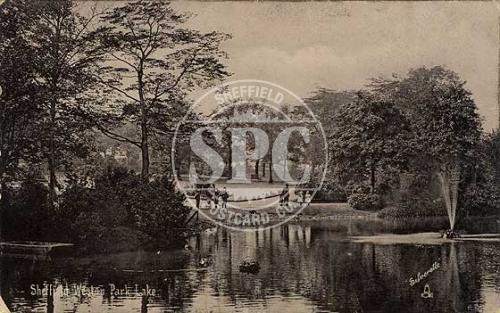 spc00283: Weston Park, Sheffield (The Lake)