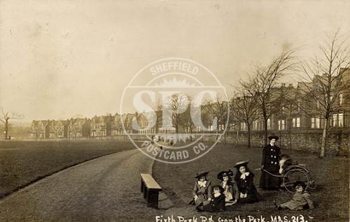 Firth Park Road from the Park