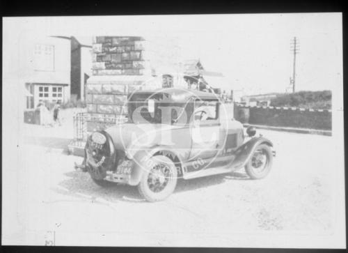 Old Car by Clock Tower, Rhosneigr