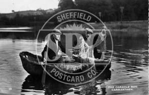spc00397: Coracle Men, Carmarthen