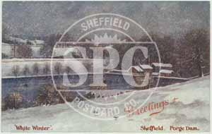 Forge Dam in the Snow, Sheffield