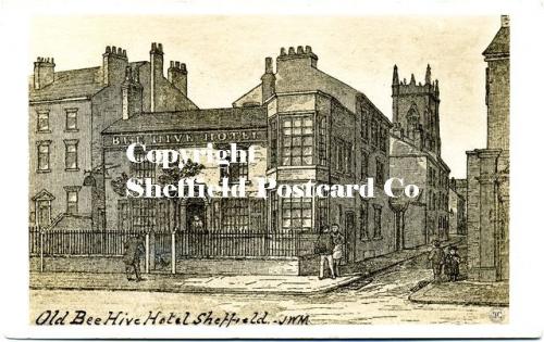 West Street Sheffield - Old Bee Hive hotel 