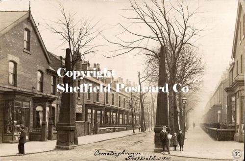 Cemetery Ave from Ecclesall Rd