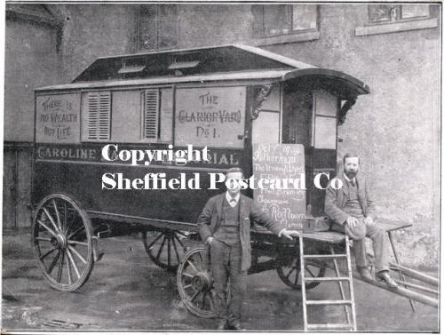 Clarion Van Oct 1904, Rotherham [Caroline Martyn Memorial]