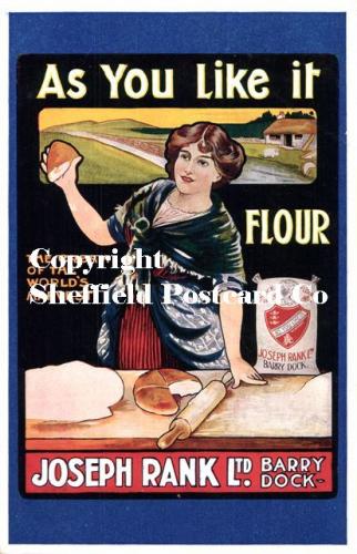spc635: Kitchen & Food postcard adverts [as You Like it Flour]