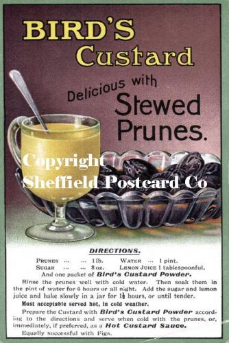spc636: Kitchen & Food postcard adverts [Bird's Custard]