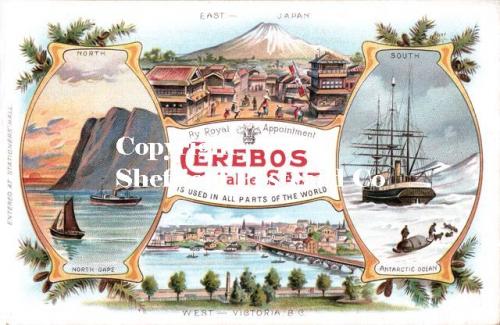 spc639: Kitchen & Food postcard adverts [Cerebos salt]