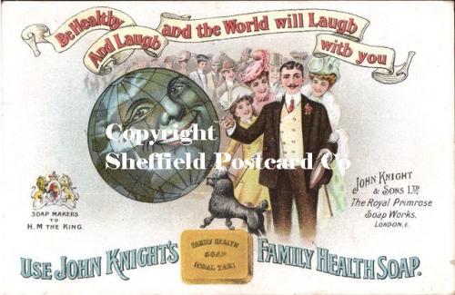 spc641: Kitchen & Food postcard adverts [Knight's soap]