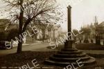 spc00064: Cross And Village, Gt. Longstone, Derbyshire