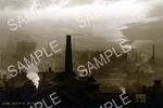 spc00118: Chimneys in Sheffield (Evening)