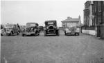 spc00383: Old Cars on Beach Terrace (outside Wave Crest Hotel)