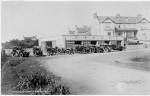 spc00385: Lakeside Garage (old cars outside) Rhosneigr