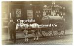spc585: Sheffield Cleansing dept, spital hill, (Cart, Horse, Man & brush)